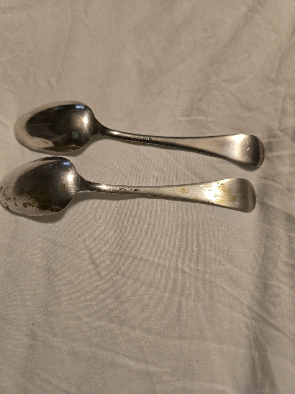 Antique Royal Plate Company Silverplate Demitasse Tea Spoons – Set of 2
